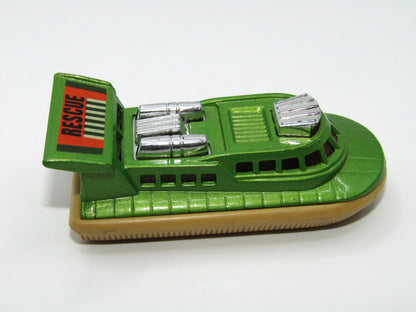 Matchbox Superfast 2C Rescue Hovercraft Dark Green Beige Base