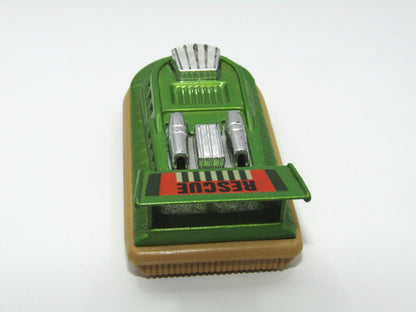 Matchbox Superfast 2C Rescue Hovercraft Dark Green Beige Base