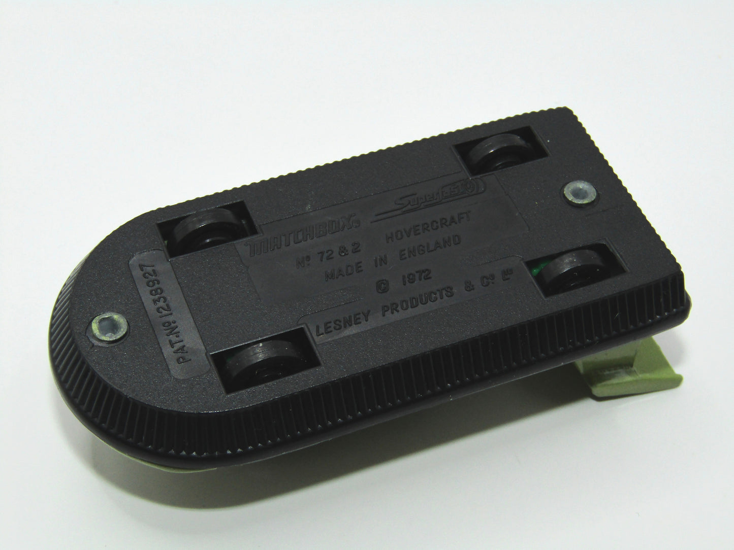 Matchbox Superfast 2C Rescue Hovercraft Avacado 2000 Labels