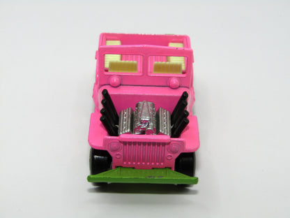 Matchbox Superfast 2B Jeep Hot Rod Light Pink Cream Seats