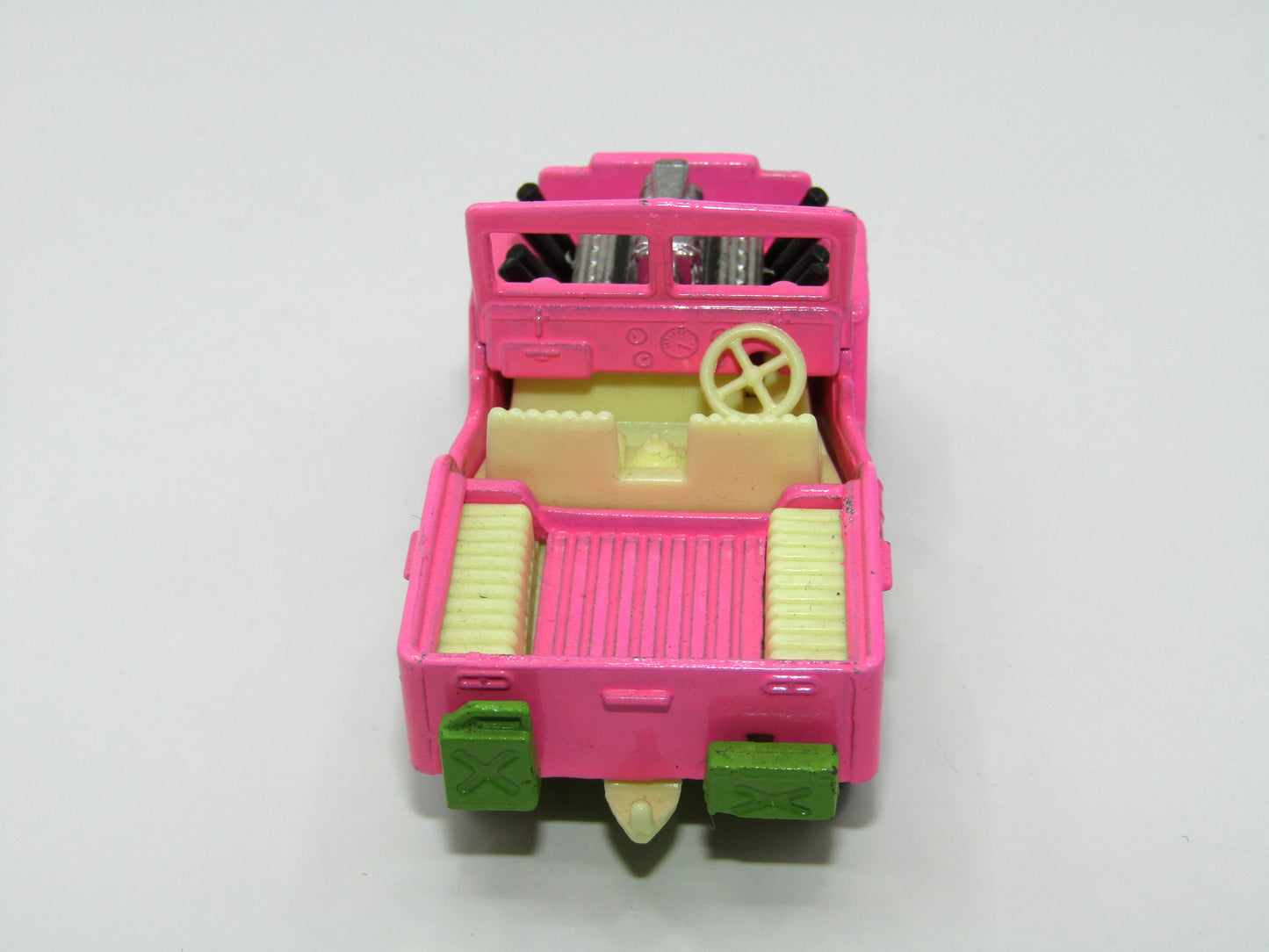 Matchbox Superfast 2B Jeep Hot Rod Light Pink Cream Seats