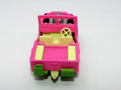 Matchbox Superfast 2B Jeep Hot Rod Hot Pink Medium Green Base