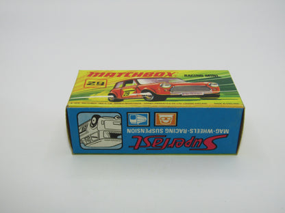 Matchbox Superfast No 29B Racing Mini Centre Cut Wheels NO LABELS
