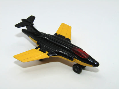 Matchbox Superfast 2D S2 Jet Red Windows Yellow & Black