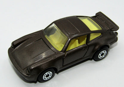 Matchbox Superfast 3C Porsche Turbo Brown, Yellow Interior