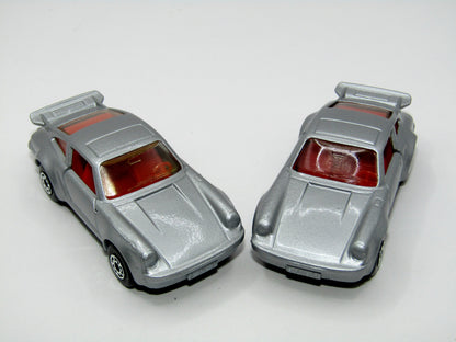 Matchbox Superfast 3C Porsche Turbo Silver Amber Tinted Windows