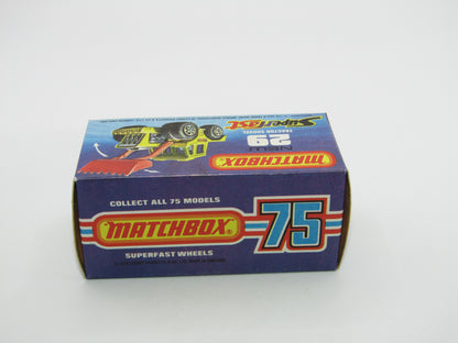 Matchbox Superfast No 29C Tractor Shovel Dark Red Shovel Yellow Hubs