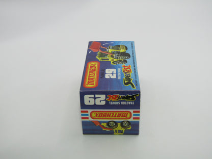 Matchbox Superfast No 29C Tractor Shovel YELLOW PALE YELLOW Base