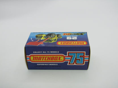 Matchbox Superfast No 29C Tractor Shovel YELLOW PALE YELLOW Base