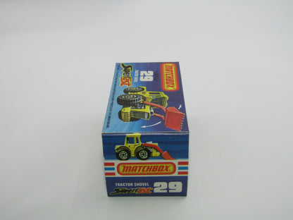 Matchbox Superfast No 29C Tractor Shovel YELLOW PALE YELLOW Base