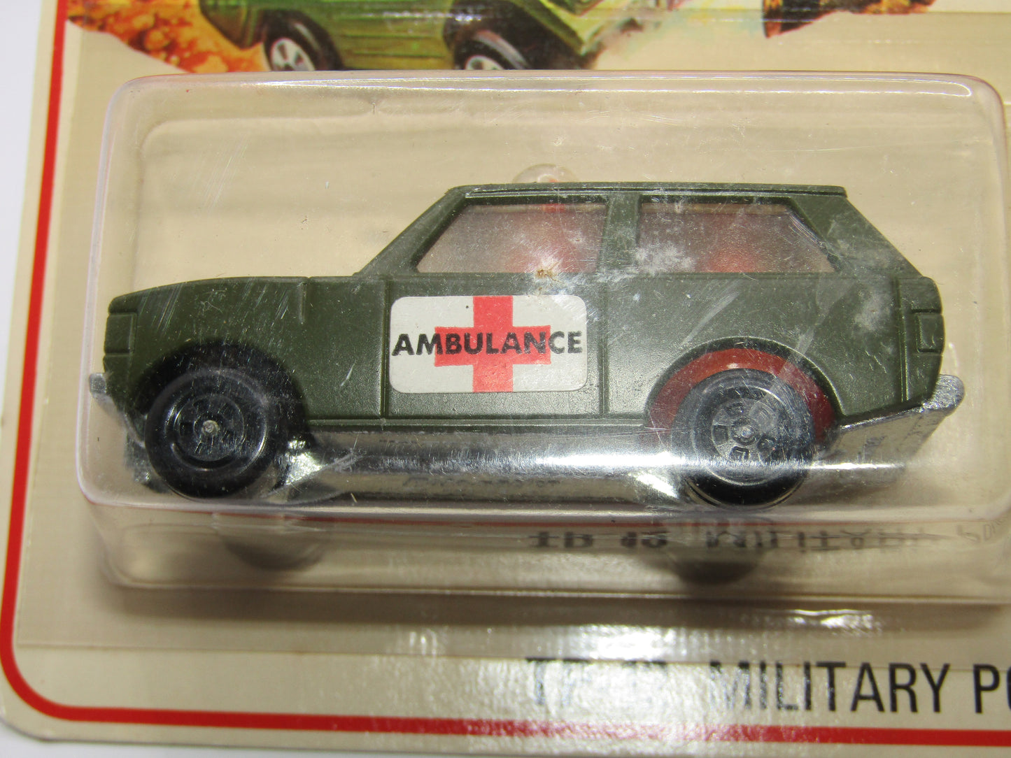 Matchbox Superfast Twin Pack TP-12 Police Patrol and Field Car with 5 SPOKE WHEELS