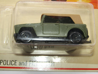 Matchbox Superfast Twin Pack TP-12 Police Patrol and Field Car with 5 SPOKE WHEELS