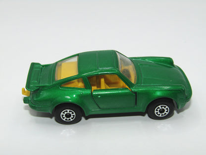 Matchbox Superfast 3C Porsche Turbo Green Blue-Grey Base