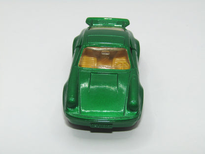 Matchbox Superfast 3C Porsche Turbo Green Grey Brown Base