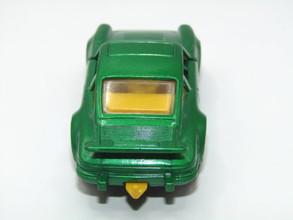 Matchbox Superfast 3C Porsche Turbo Green Grey Brown Base