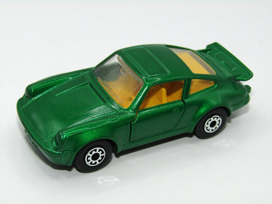 Matchbox Superfast 3C Porsche Turbo Darker Green, Grey-Brown Base