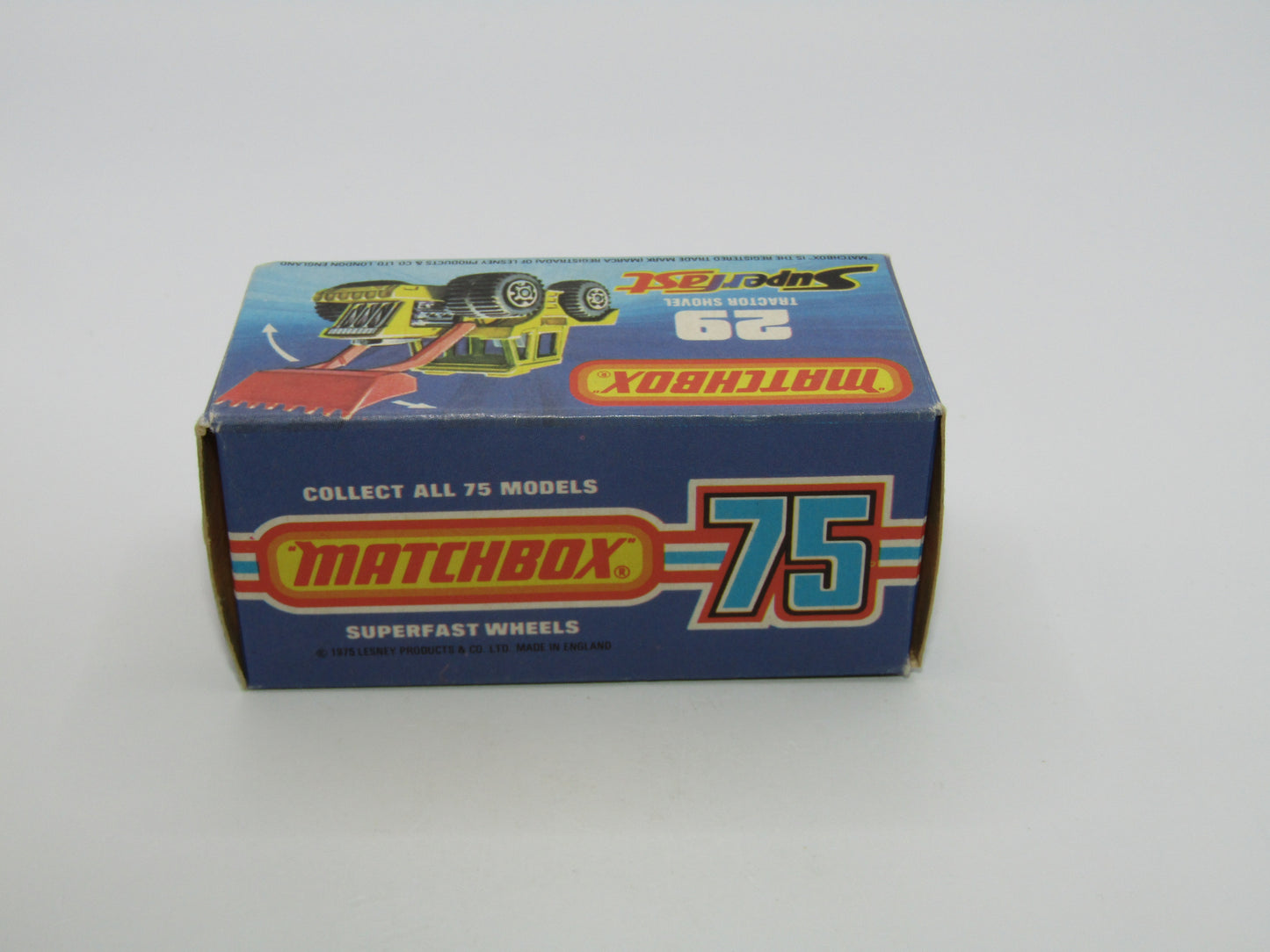 Matchbox Superfast No 29C Tractor Shovel Red, Black Shovel
