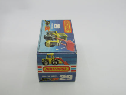 Matchbox Superfast No 29C Tractor Shovel Red, Black Shovel