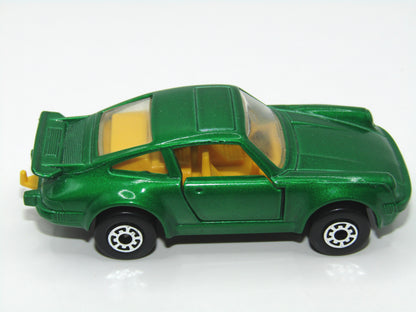 Matchbox Superfast 3C Porsche Turbo Darker Green, Grey-Brown Base