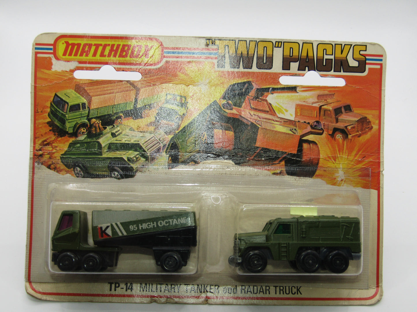 Matchbox Superfast Twin Pack TP-14 Military Freeway Gas Tanker & Badger K HIGH OCTANE TO LEFT