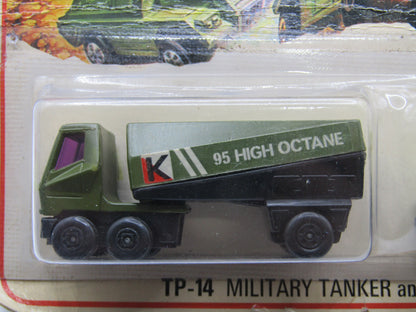 Matchbox Superfast Twin Pack TP-14 Military Freeway Gas Tanker & Badger K HIGH OCTANE TO LEFT
