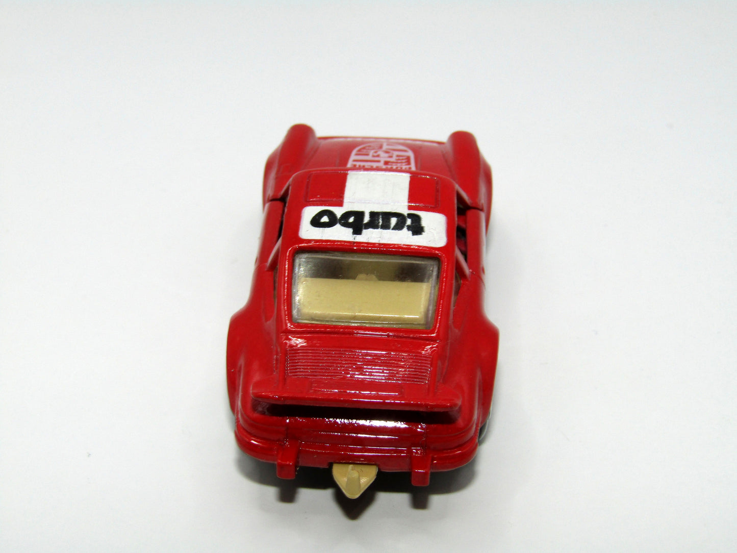 Matchbox Superfast 3C Porsche Turbo Red, Tan Interior, Grey Base
