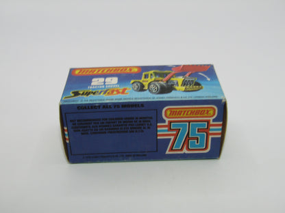 Matchbox Superfast No 29C Tractor Shovel Black Shovel PALE YELLOW Base