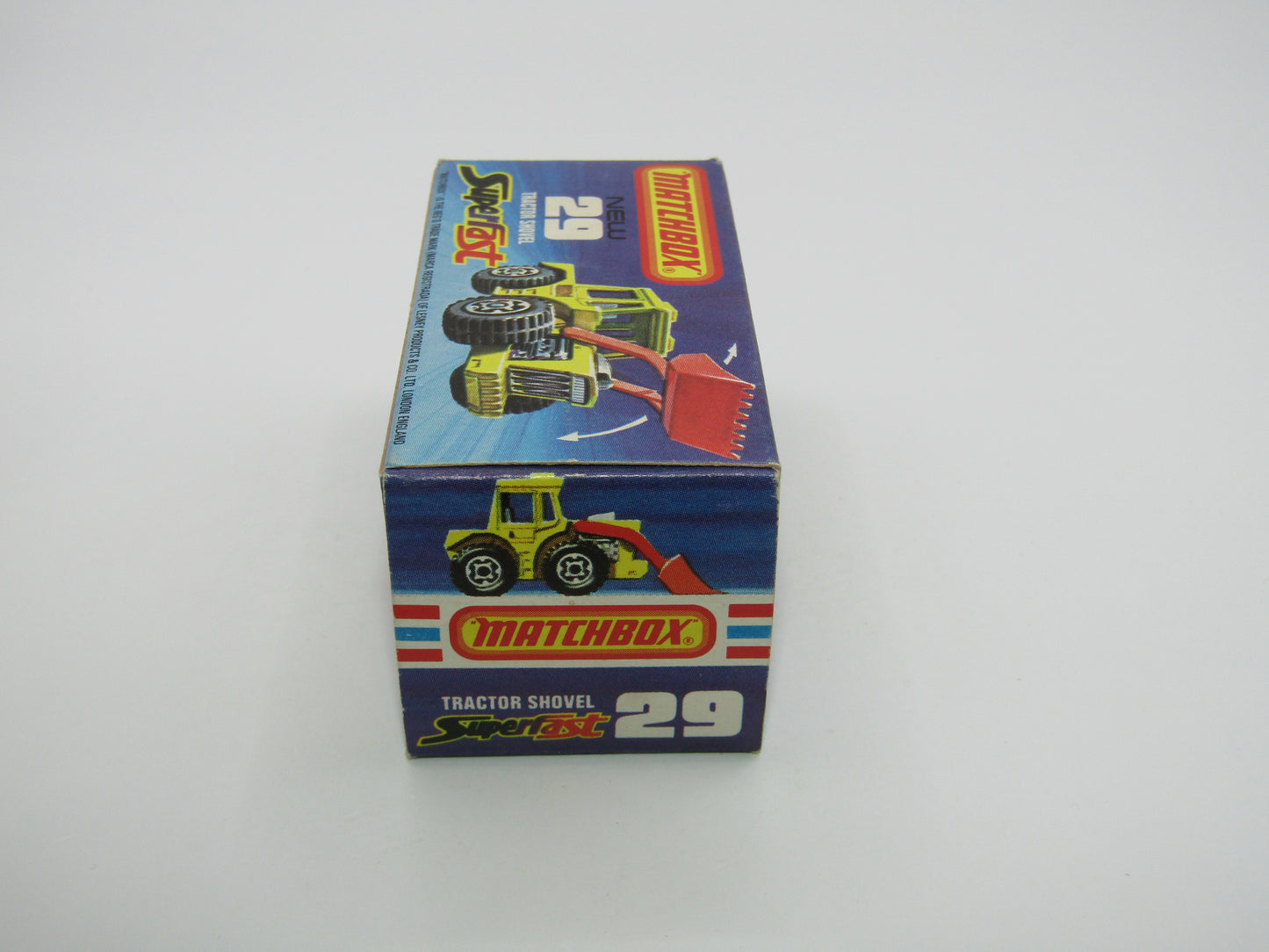 Matchbox Superfast No 29C Tractor Shovel Caterpillar Tampo Black Shovel