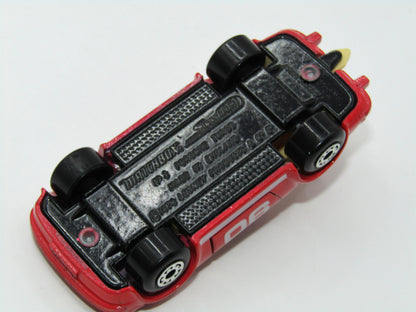 Matchbox Superfast 3C Porsche Turbo Red, Tan Interior, Gloss Black Base