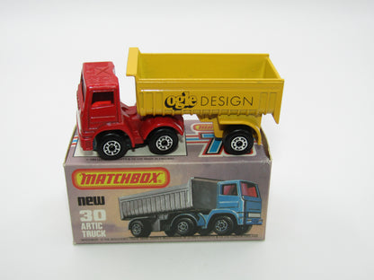 Matchbox Superfast No 30D Articulated Truck OGLE DESIGN Promotional
