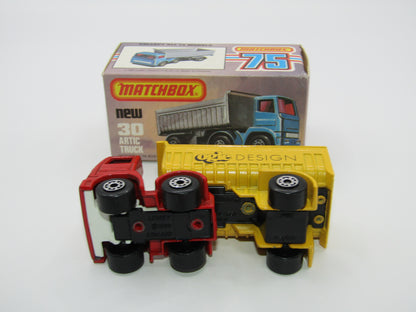 Matchbox Superfast No 30D Articulated Truck OGLE DESIGN Promotional