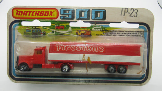 Matchbox Superfast Twin Pack TP-23 Long Haul Trailer, Firestone