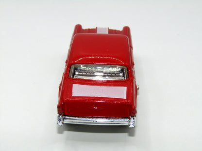 Matchbox Superfast 4D '57 Chevy Red, Unpainted Base