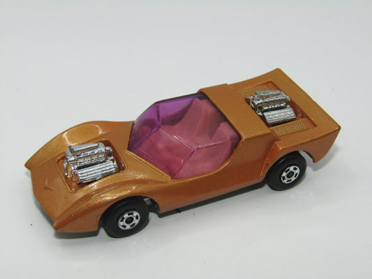 Matchbox Superfast 4B Gruesome Twosome Light Gold Cream Interior