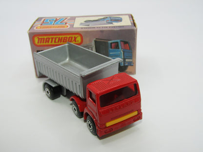 Matchbox Superfast No 30D Articulated Truck RED YELLOW GRILLE Silver Dump