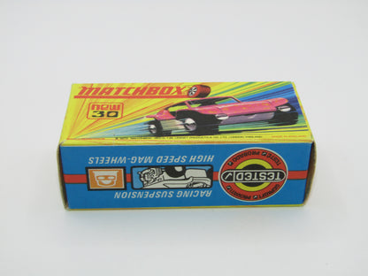 Matchbox Superfast No 30B Beach Buggy WHITE Interior ORANGE Splatter