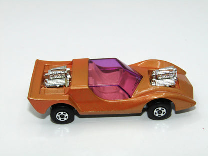 Matchbox Superfast 4B Gruesome Twosome Orange Gold Cream Interior