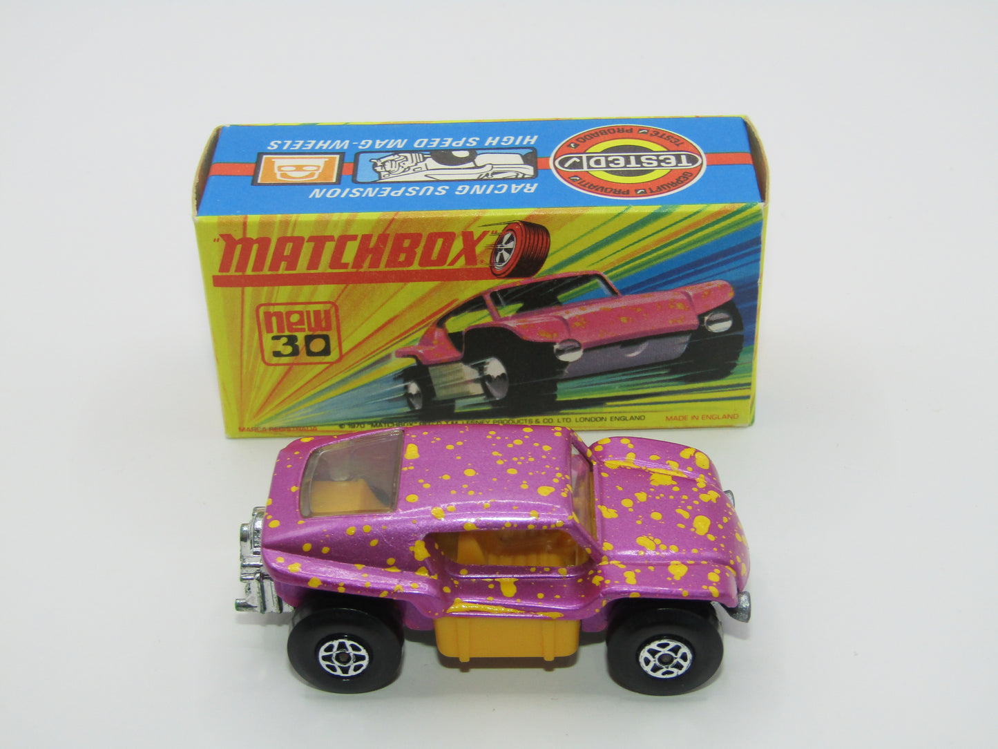 Matchbox Superfast No 30B Beach Buggy LIGHT PURPLE