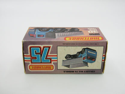 Matchbox Superfast No 30D Articulated Truck RED YELLOW GRILLE Silver Dump