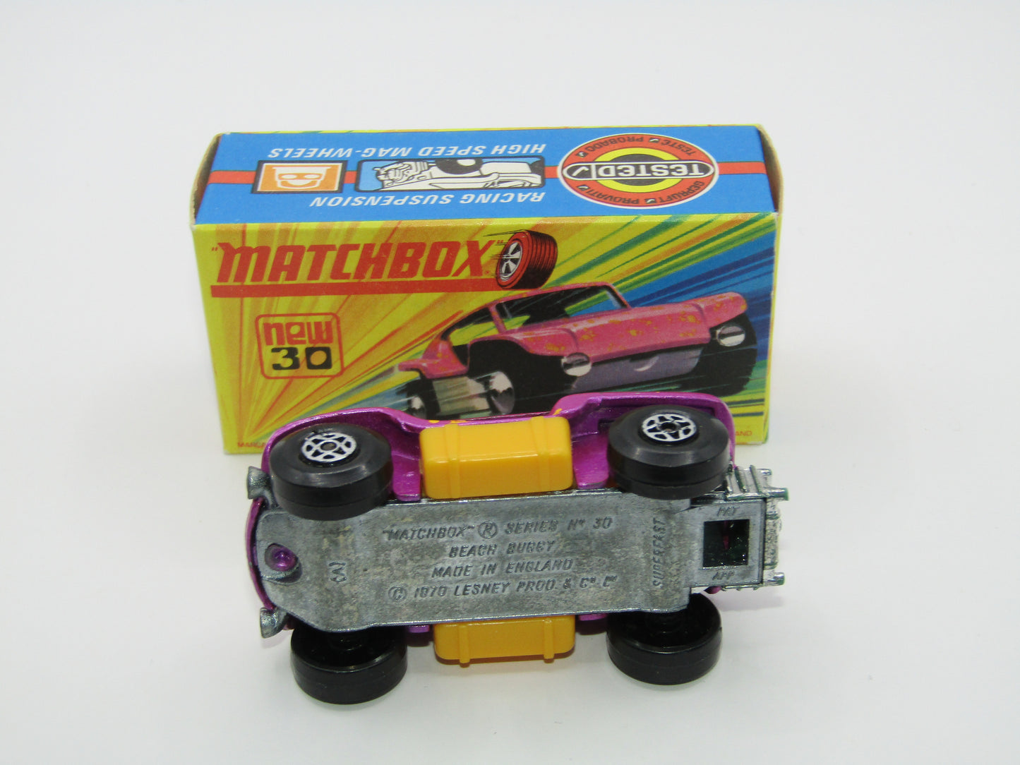 Matchbox Superfast No 30B Beach Buggy LIGHT PURPLE