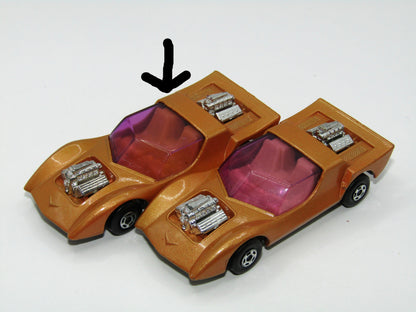 Matchbox Superfast 4B Gruesome Twosome YELLOW Interior