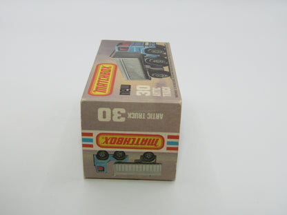 Matchbox Superfast No 30D Articulated Truck RED CREAM GRILLE Silver Dump