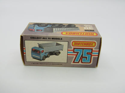 Matchbox Superfast No 30D Articulated Truck RED CREAM GRILLE Silver Dump