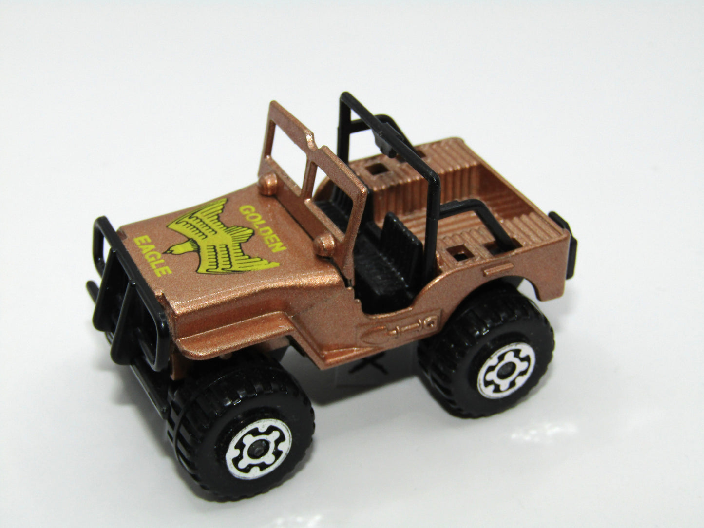 Matchbox Superfast 5D 4x4 Jeep Light Metallic Tan Golden Eagle Tampo