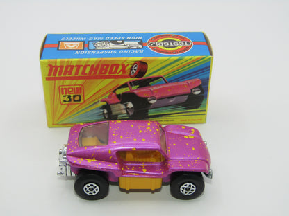 Matchbox Superfast No 30B Beach Buggy Dark Purple Less Splatter