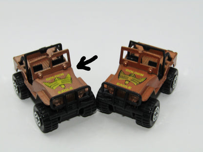 Matchbox Superfast 5D 4x4 Jeep Light Metallic Tan Golden Eagle Tampo