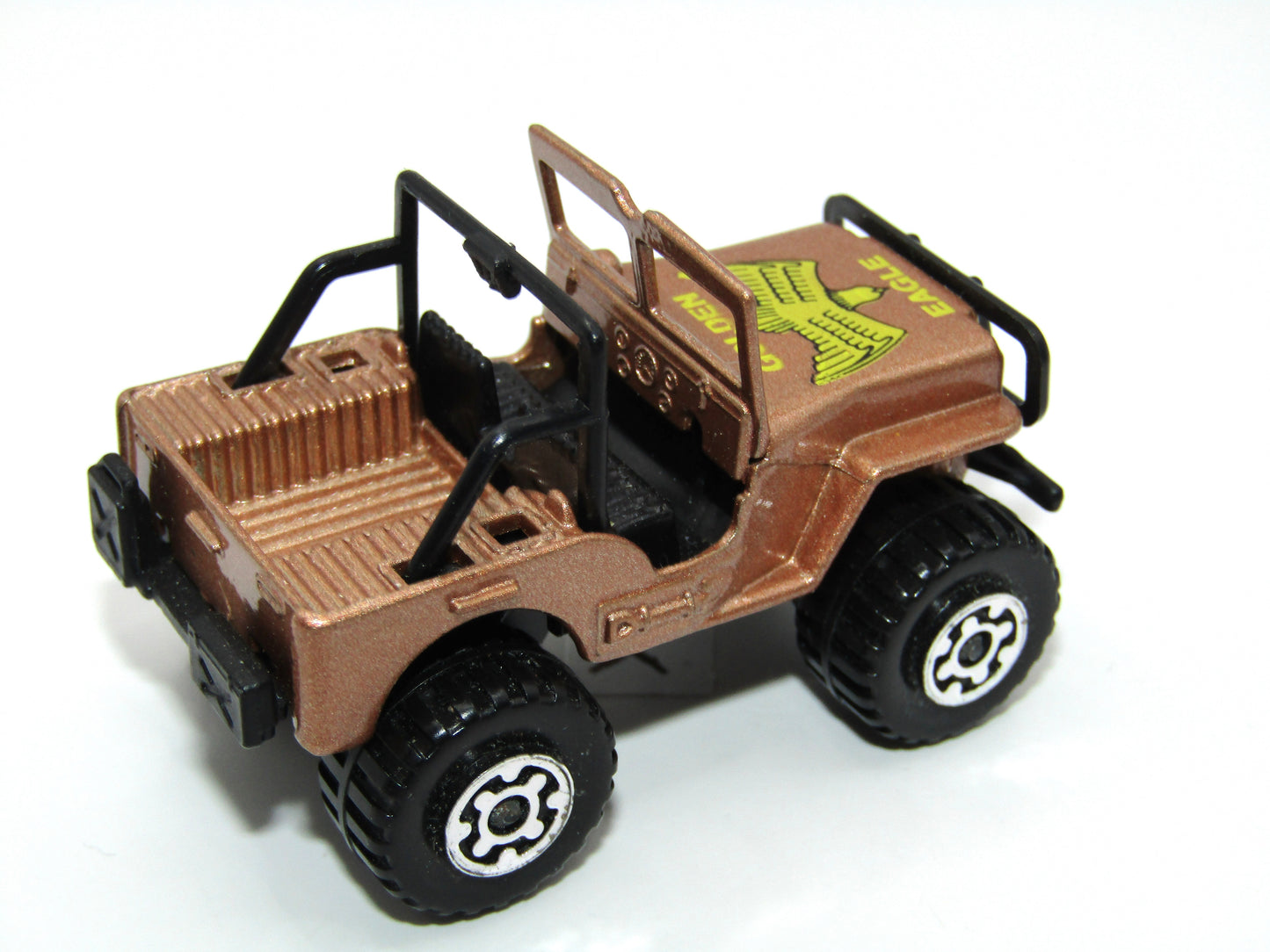 Matchbox Superfast 5D 4x4 Jeep Light Metallic Tan Golden Eagle Tampo