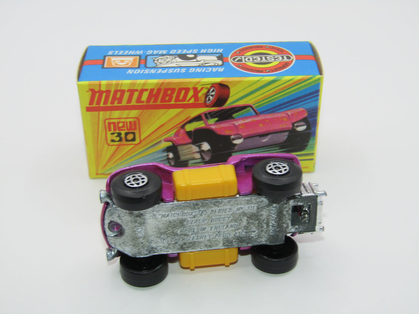 Matchbox Superfast No 30B Beach Buggy Dark Purple Less Splatter