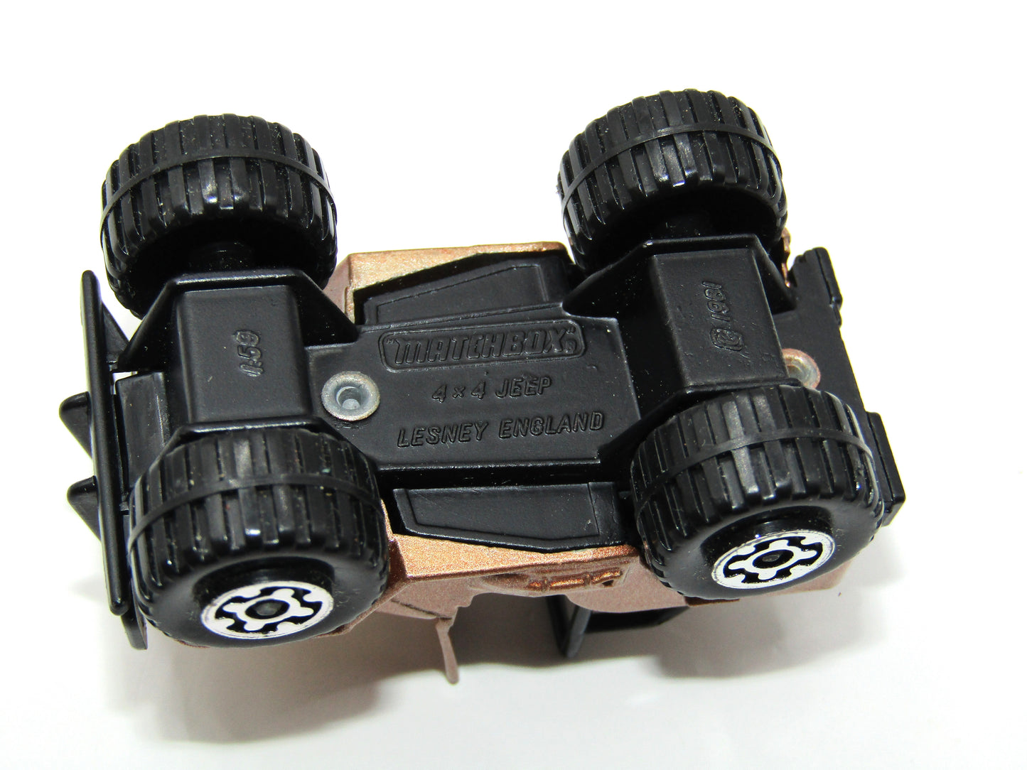 Matchbox Superfast 5D 4x4 Jeep Light Metallic Tan Golden Eagle Tampo