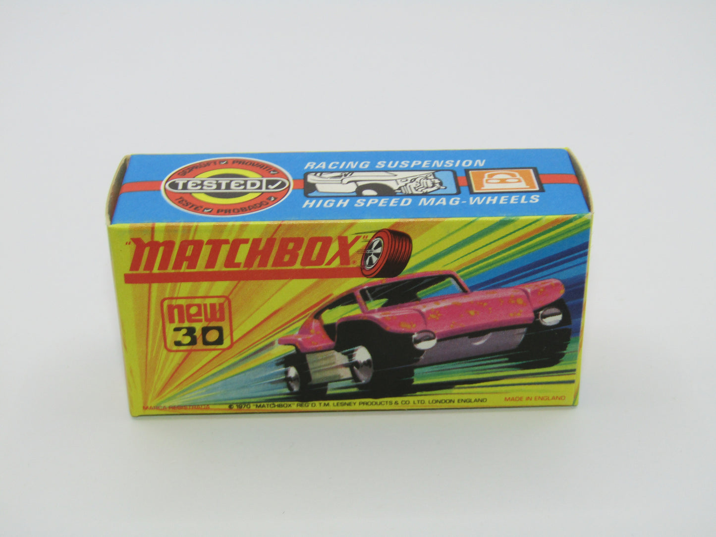 Matchbox Superfast No 30B Beach Buggy Dark Purple Less Splatter